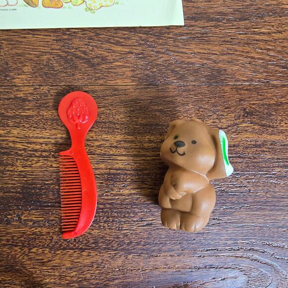 Vintage 1982 Strawberry Shortcake Huckleberry Pie Doll + Pupcake in Original Box - Picture 4 of 9